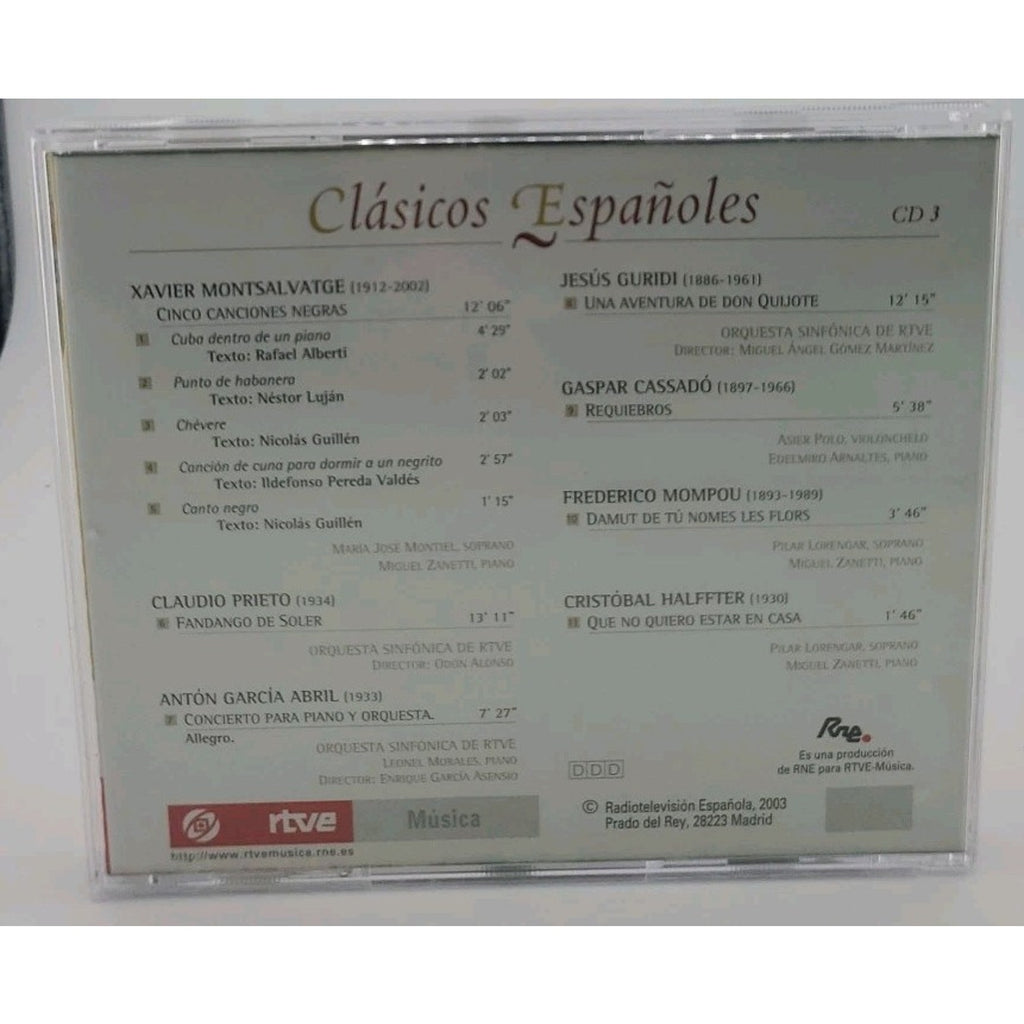Clásicos Españoles 5 CD Set