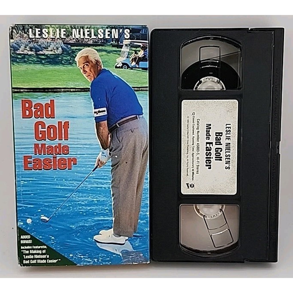 Leslie Nielsens Bad Golf Made Easier (VHS, 1993)