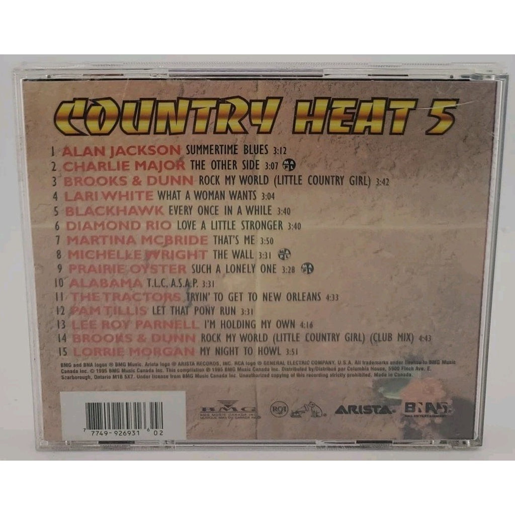 Country Heat 5 (CD, 1995) Alan Jackson Brooks & Dunn