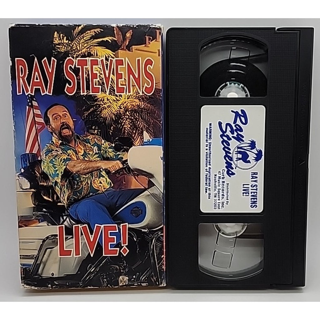 Ray Stevens Live! [Video] by Ray Stevens (VHS, Apr-1994, Curb)