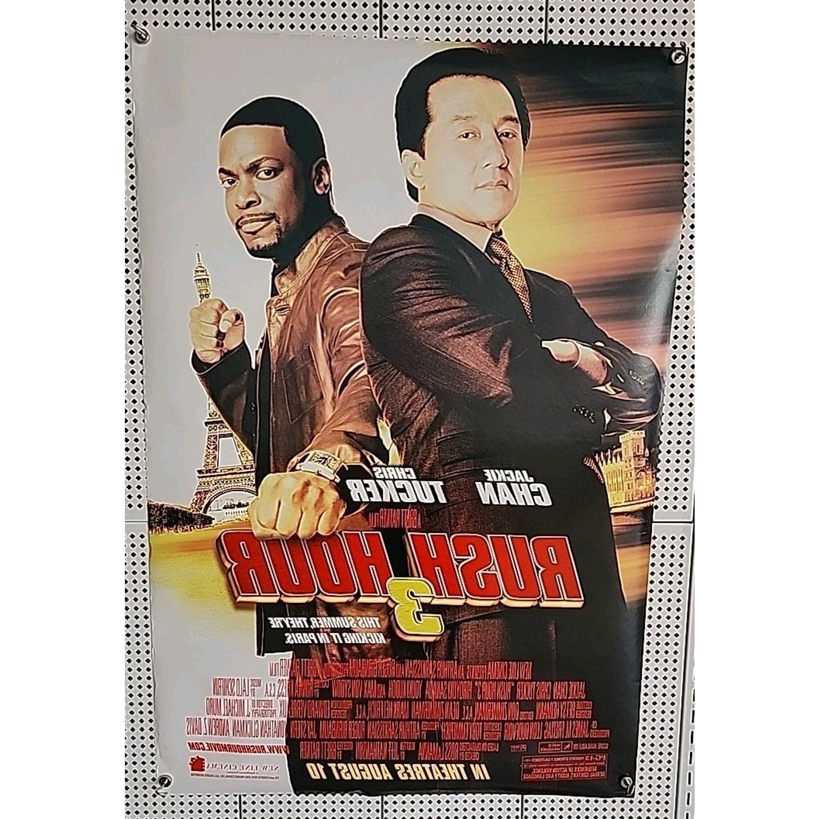 Rush Hour 3 Original Movie Poster - 27x40