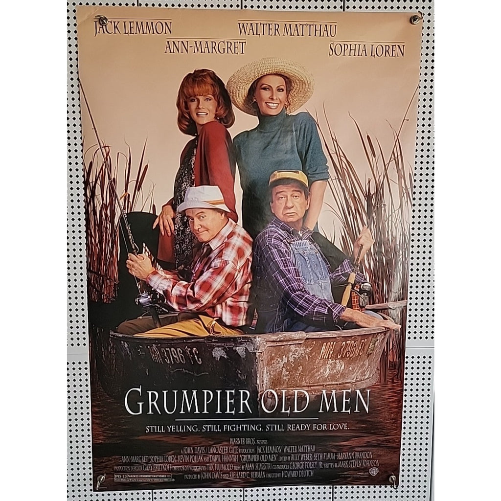 Grumpier Old Men 2005 Double-Sided Movie Poster 27x40 Mattau, Lemmon