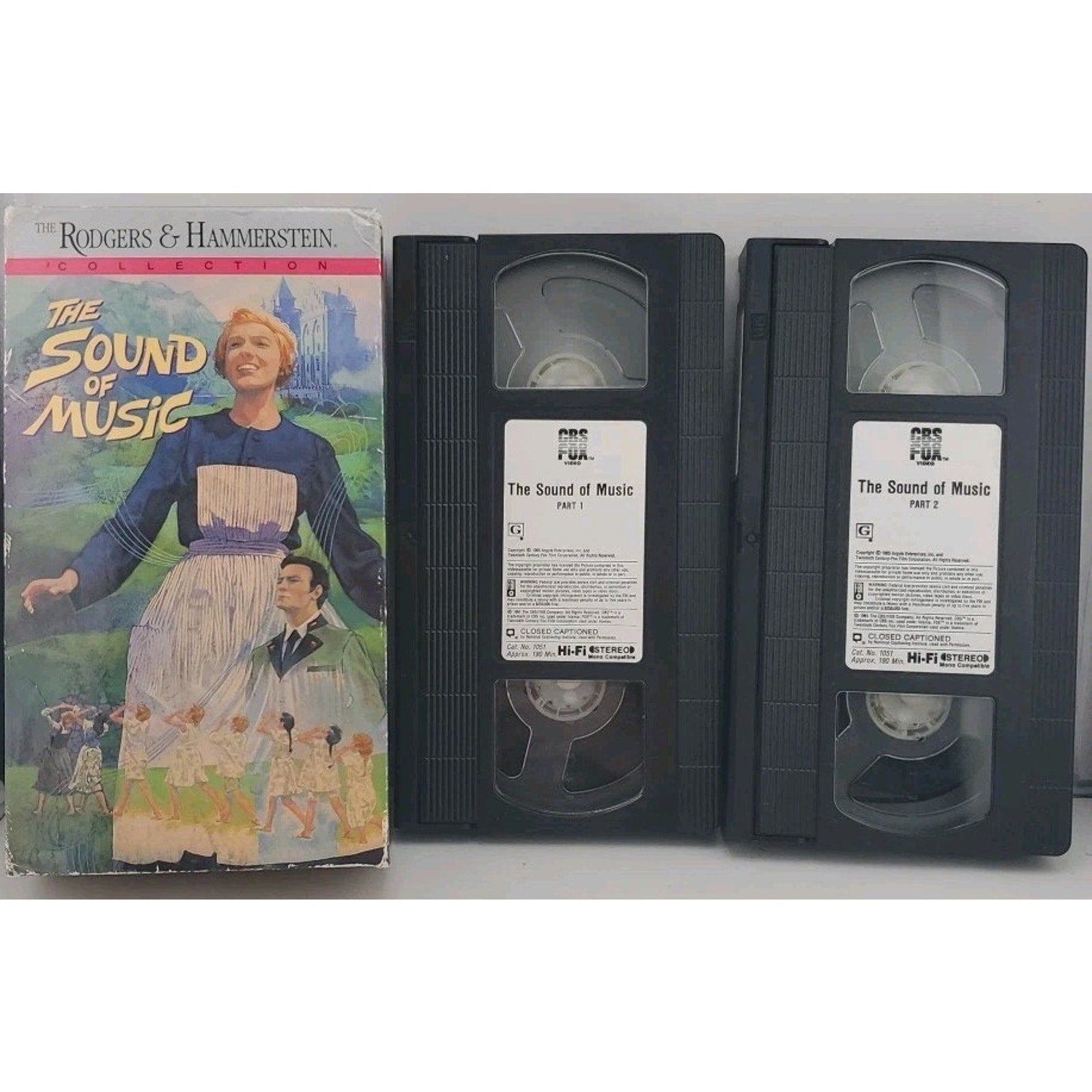The Sound of Music (VHS, 1991, 2-Tape Set)
