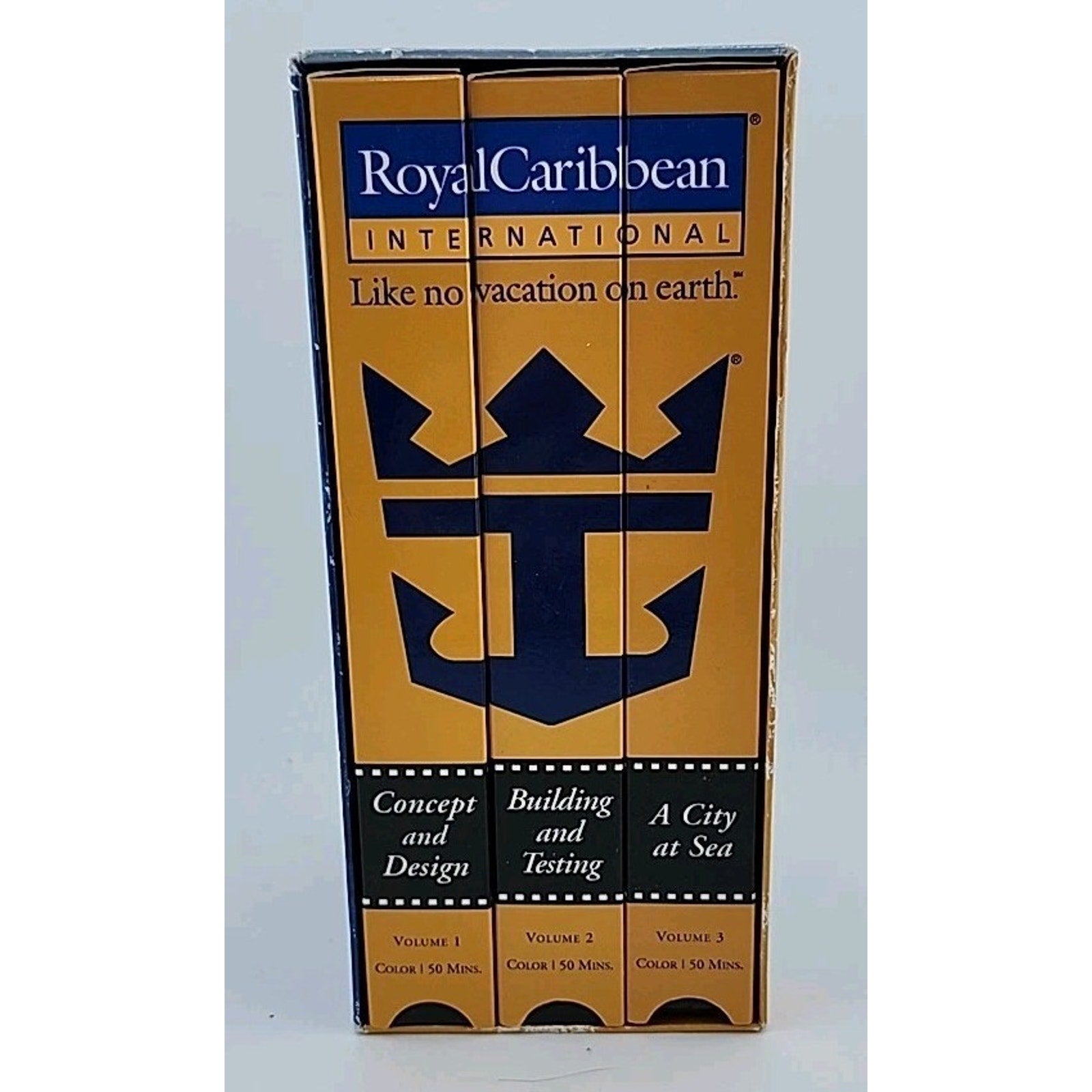 Royal Caribbean Voyager Building the World's Largest Cruise Ship VHS 3 Tape Set