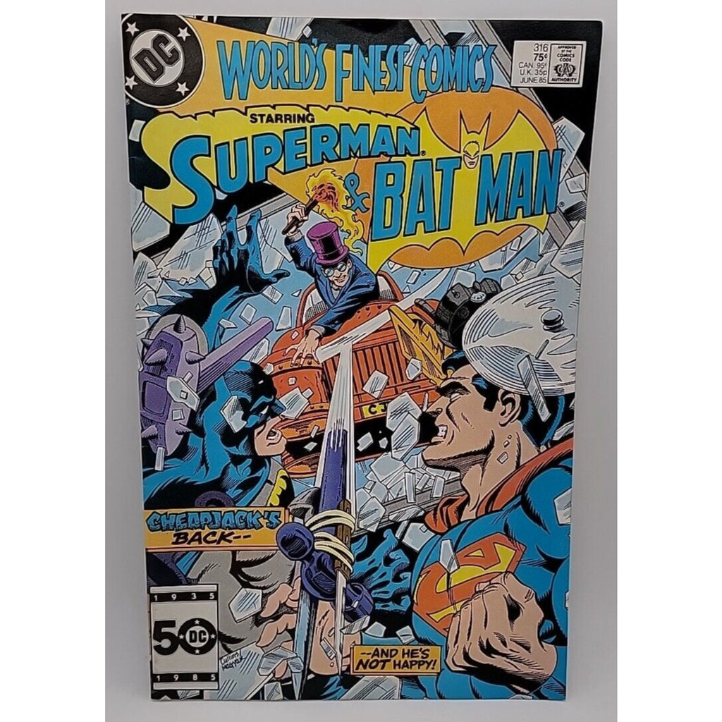 "Superman & Batman" No.316 June 1985 * DC Comics * And He's Not Happy!