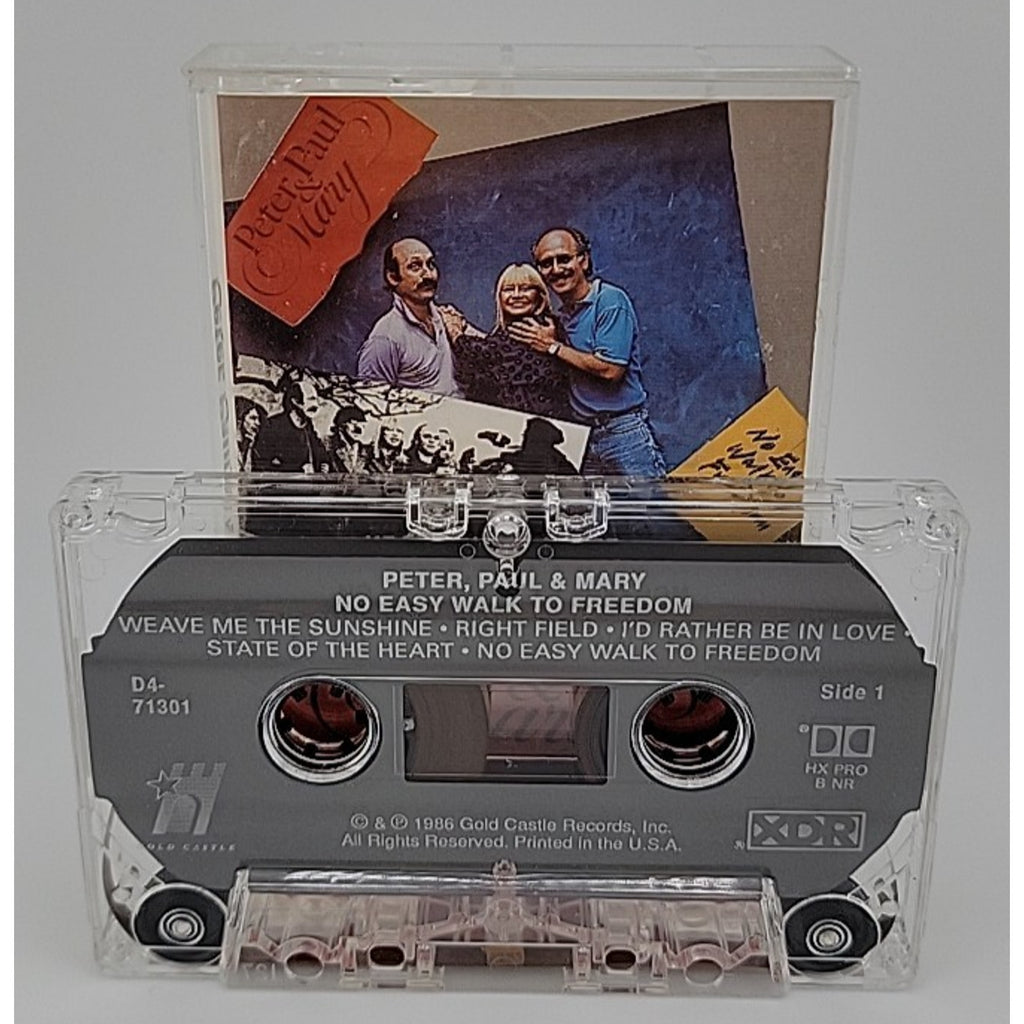 Peter, Paul & Mary- No Easy Walk to Freedom (Cassette) 1986 Warner Bros