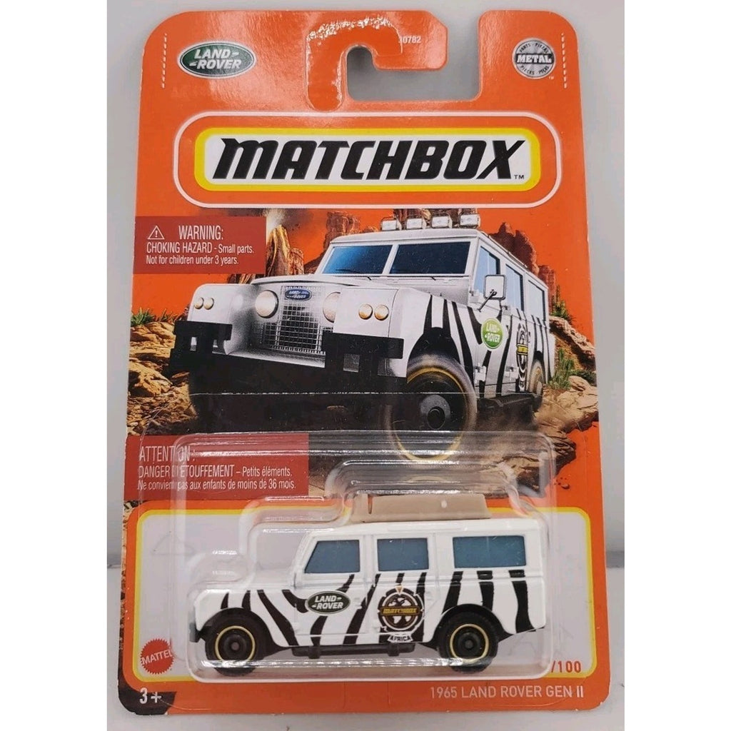 2022 Matchbox 1965 Land Rover Gen II WHITE #45/100