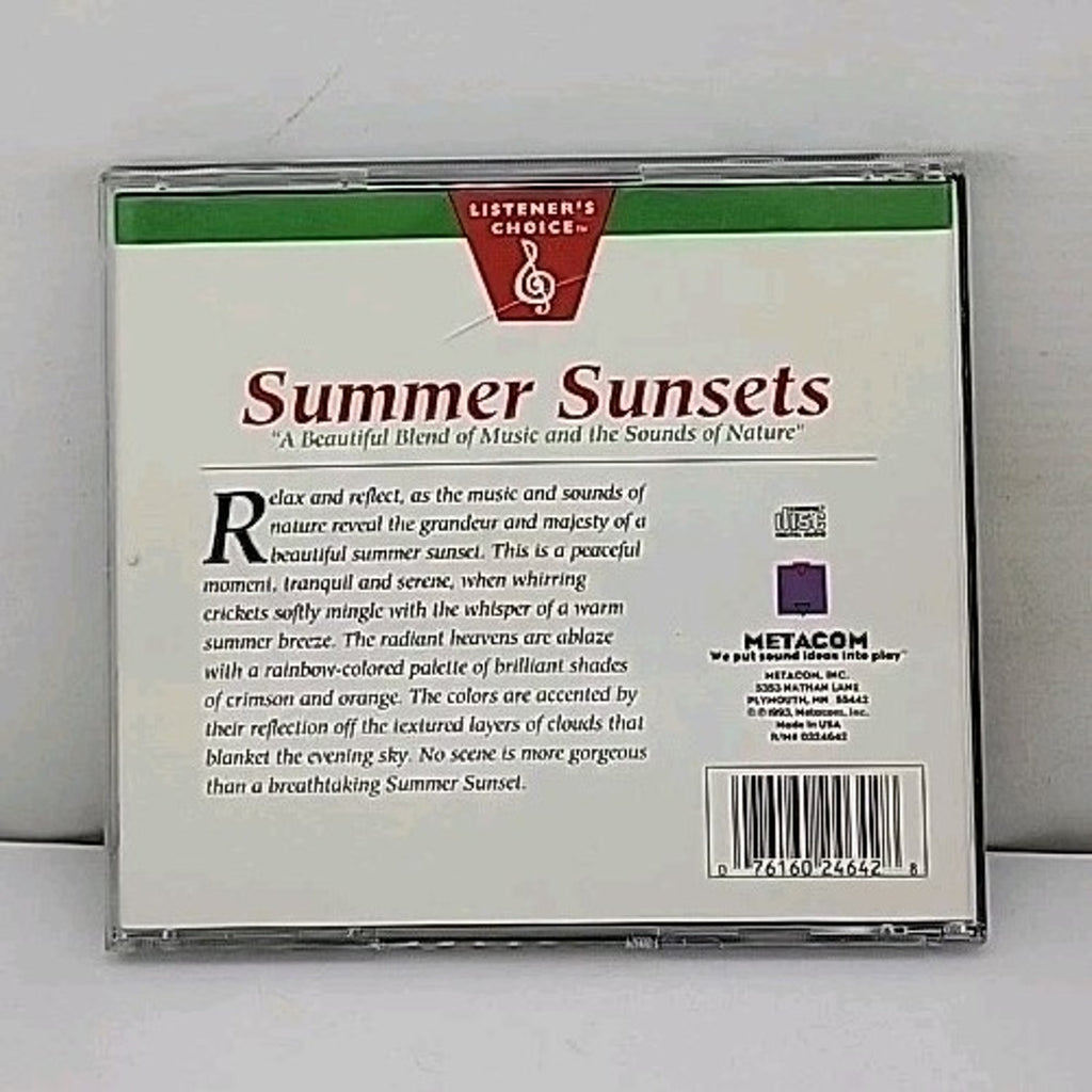 Summer Sunsets - Listener's Choice - Blend of Music & Sounds of Nature - CD