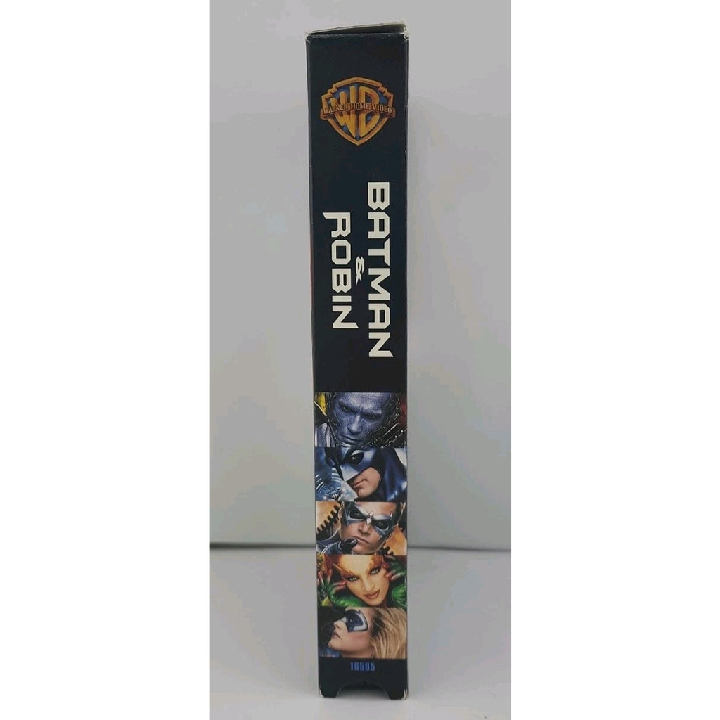 Batman & Robin VHS 1997 Video Tape Mr. Freeze Arnold Schwarzenegger Uma Thurman