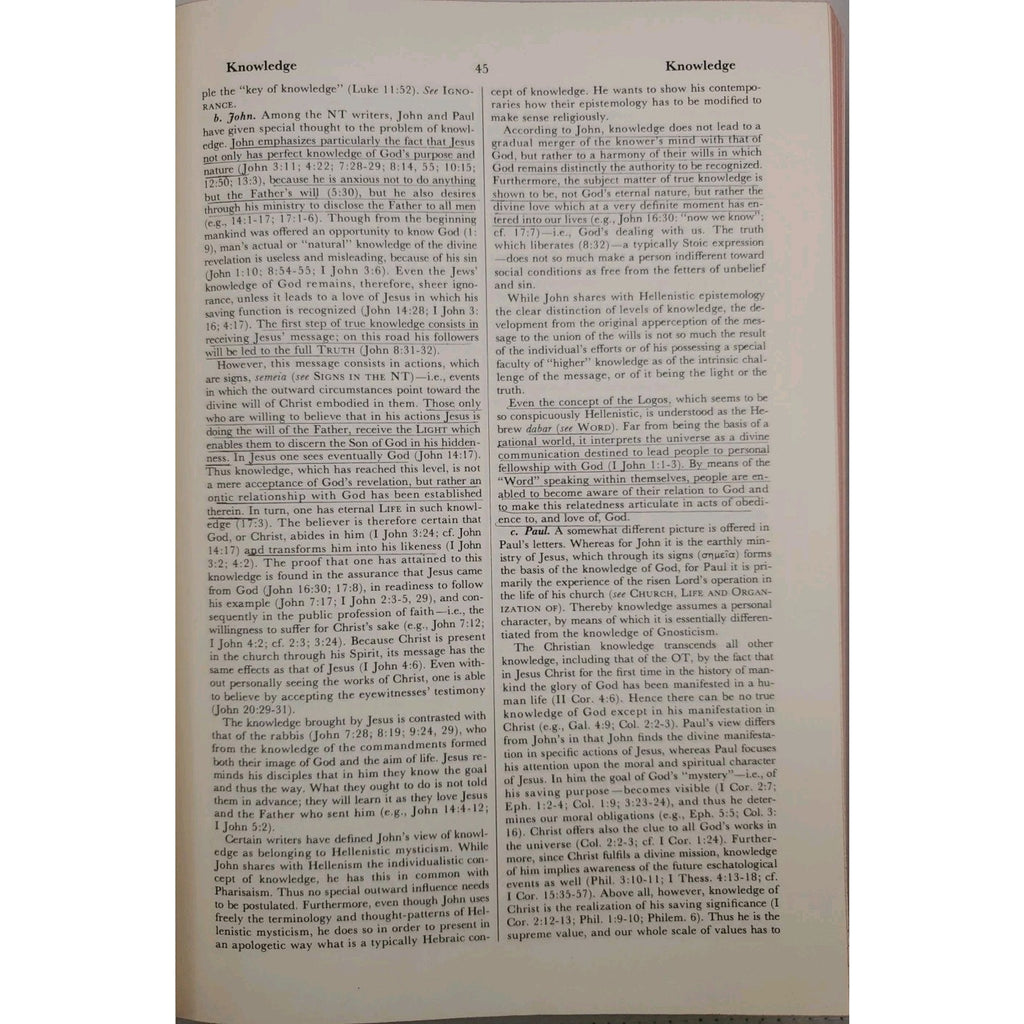The Interpreter's Dictionary of the Bible. Volume 3 K-Q Hardcover
