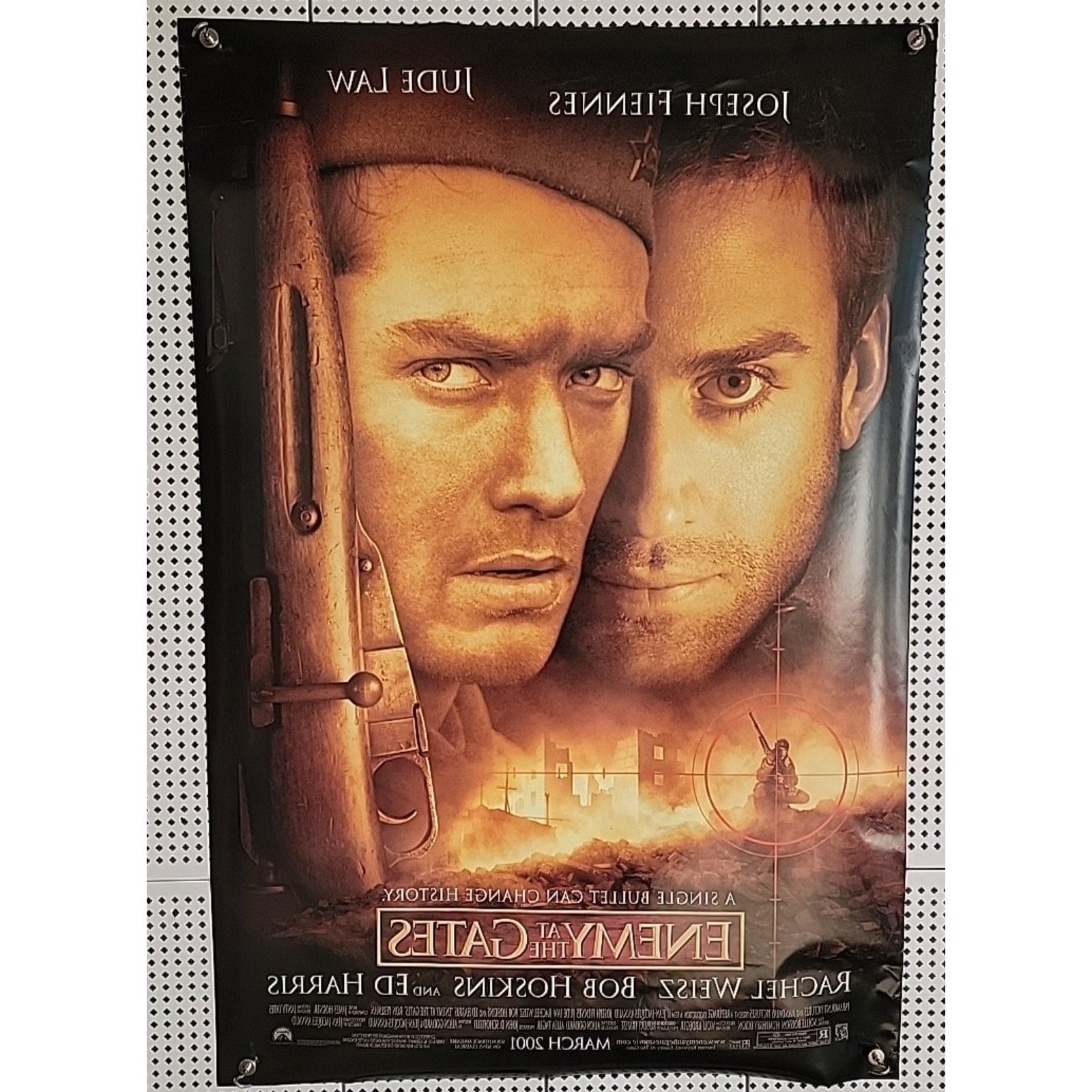 Enemy at the Gates (2001) Movie Theater Poster 27x40 Jude Law