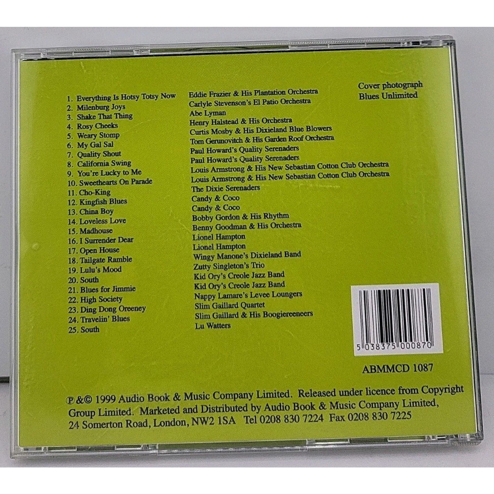 California Jazz CD
