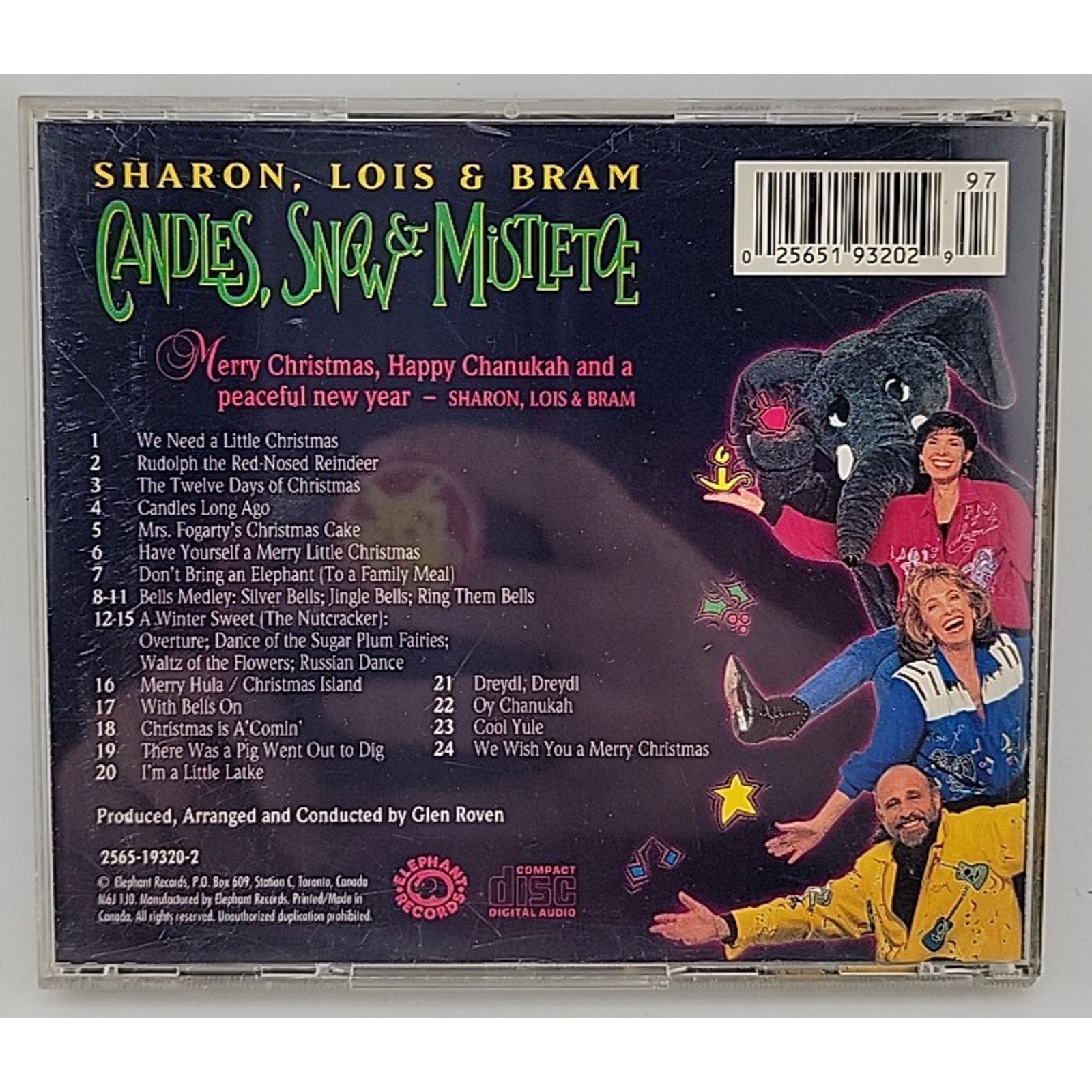 Sharon, Lois & Bram - Candles, Snow & Mistletoe - CD