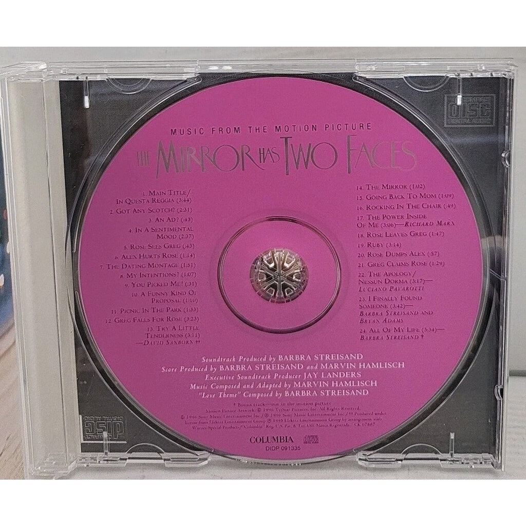 The Mirror Has Two Faces Soundtrack by Barbra Streisand (CD, 1996)