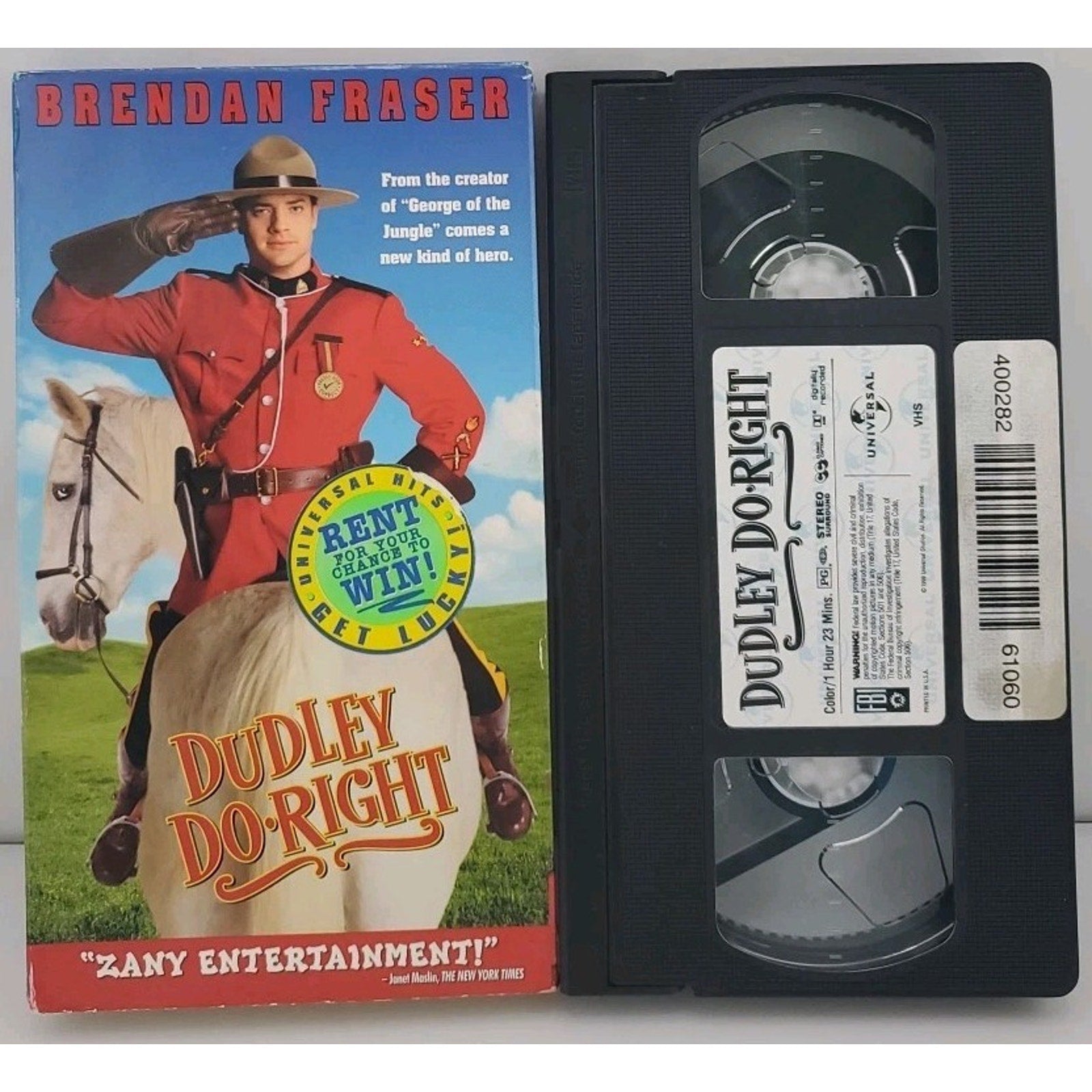 Dudley Do-Right (VHS, 1999)