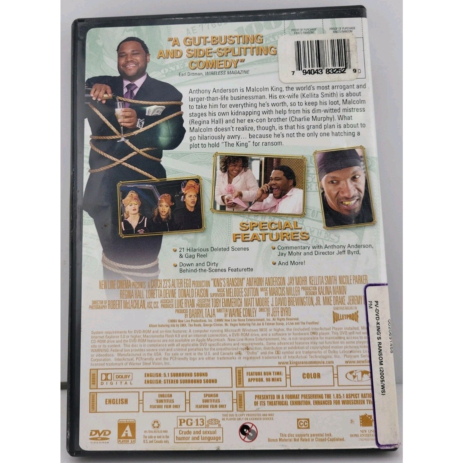 Kings Ransom (DVD, 2005)