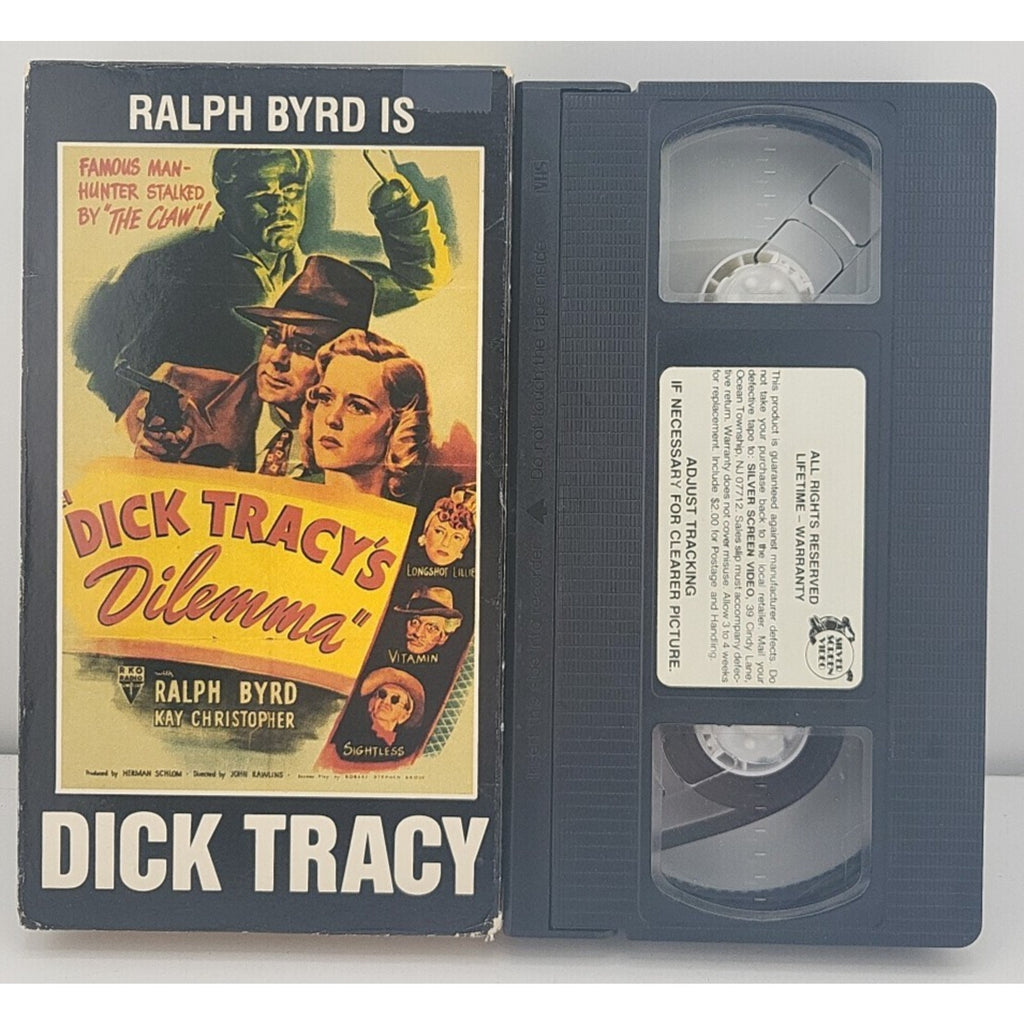 Dick Tracy's Dilemma, Ralph Byrd, VHS
