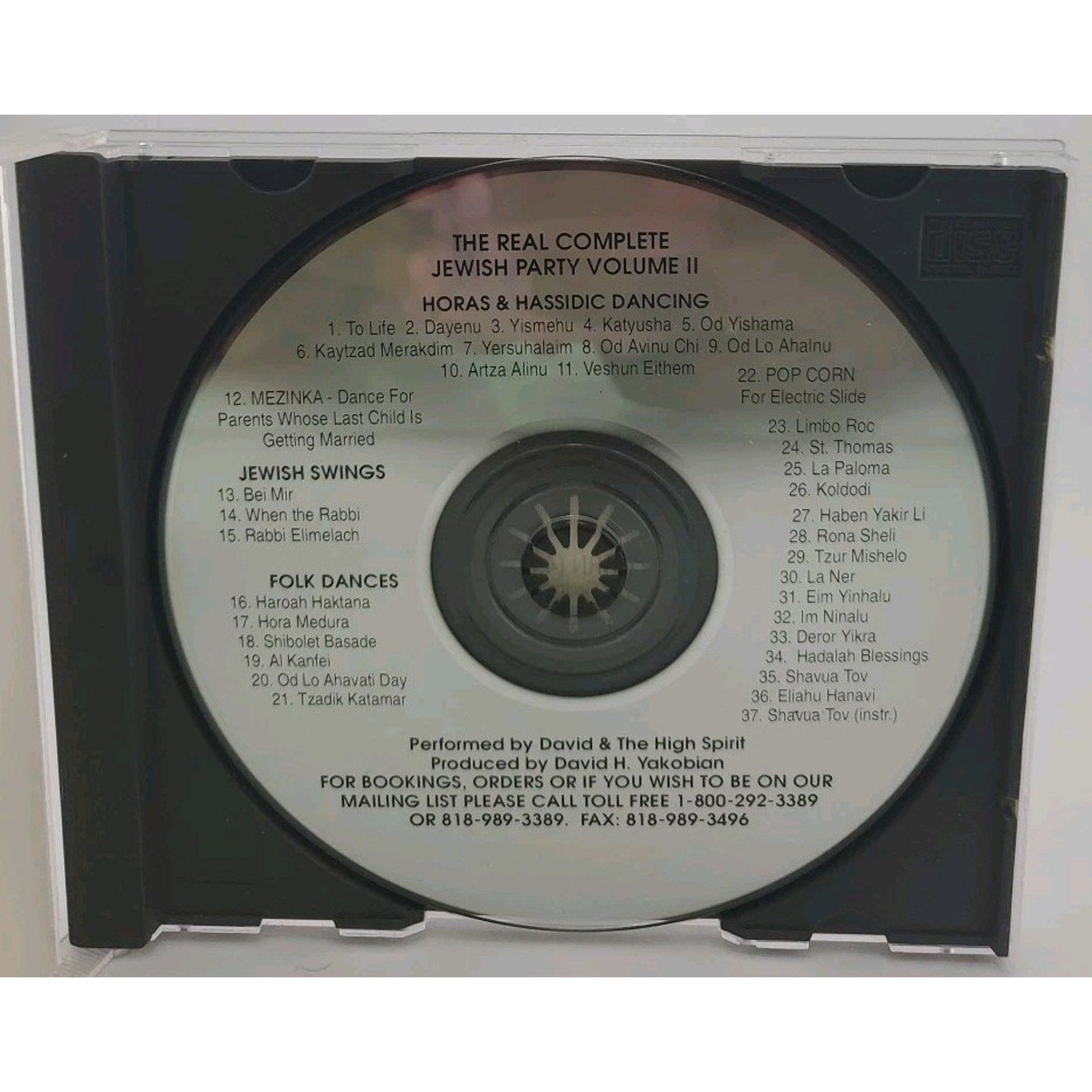 The Complete Jewish Party Collection Vol. II CD