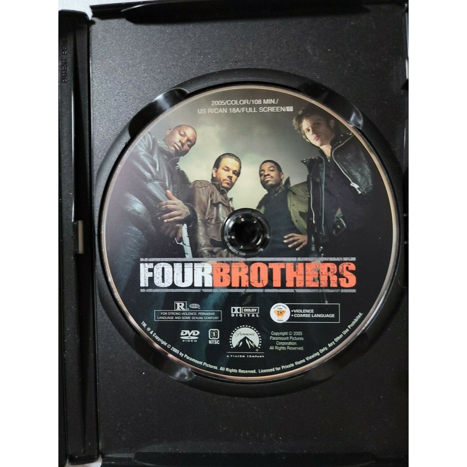 Four Brothers (DVD, 2005, Full Screen, Canadian)