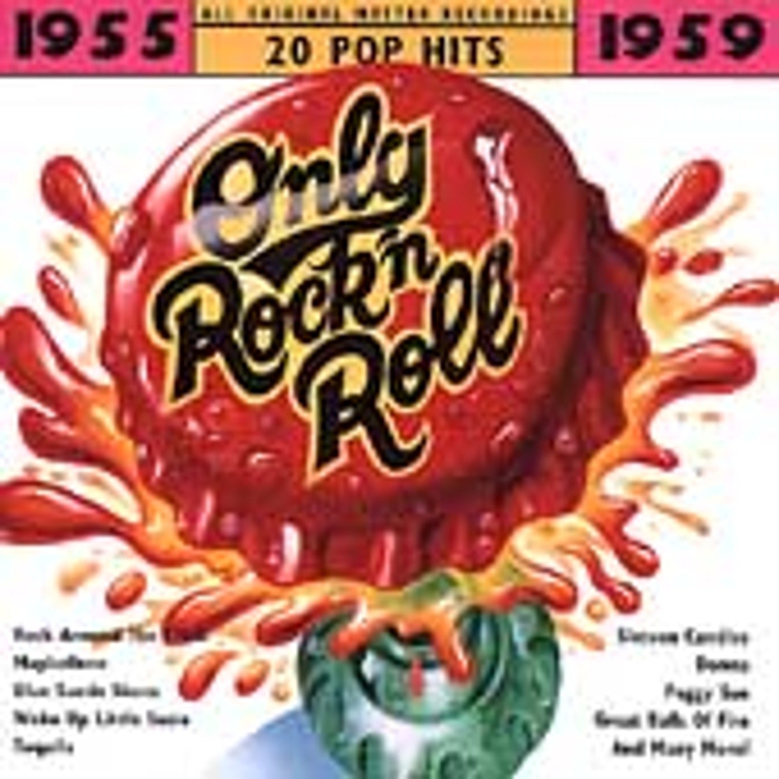 Only Rock 'N Roll 1955-1959: 20 Pop Hits by Various Artists (CD, 1994, JCI...