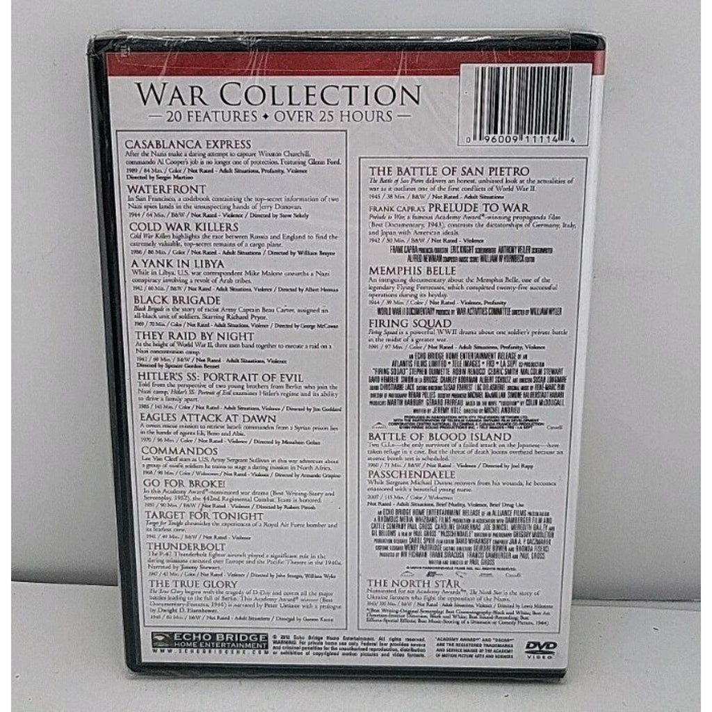 War Movie Collection (DVD, 2012, 4-Disc Set) *Brand New*