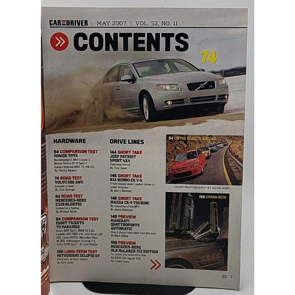 Car And Driver Magazine - May 2007 - Vol. 52 No. 11