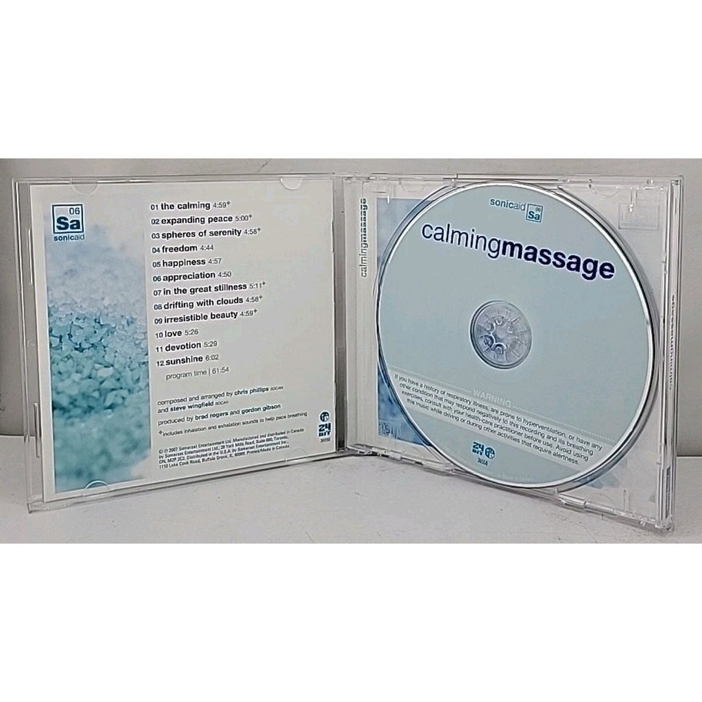Calming Massage by Dan Gibson (CD, 2007)