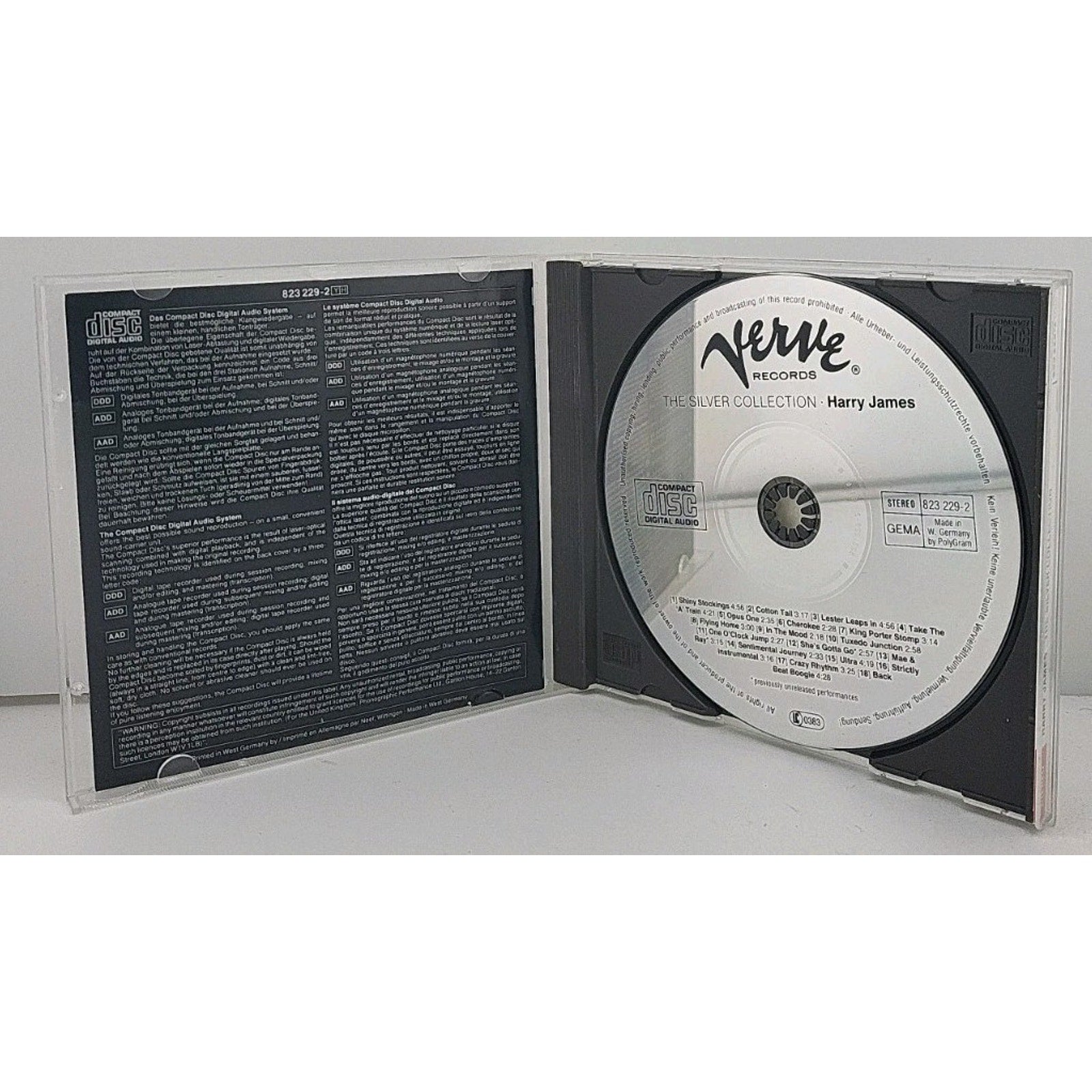 The Silver Collection by Harry James & His Orchestra (CD, Verve)