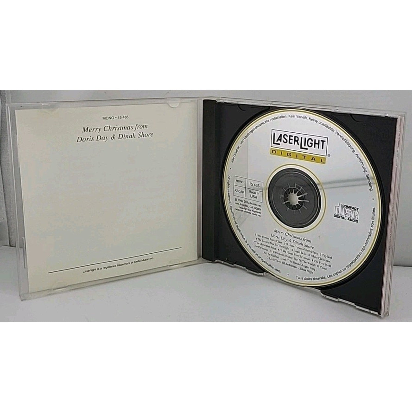 Merry Christmas from Dinah sho by Day, Doris / Shore, Dinah (CD, 2000)