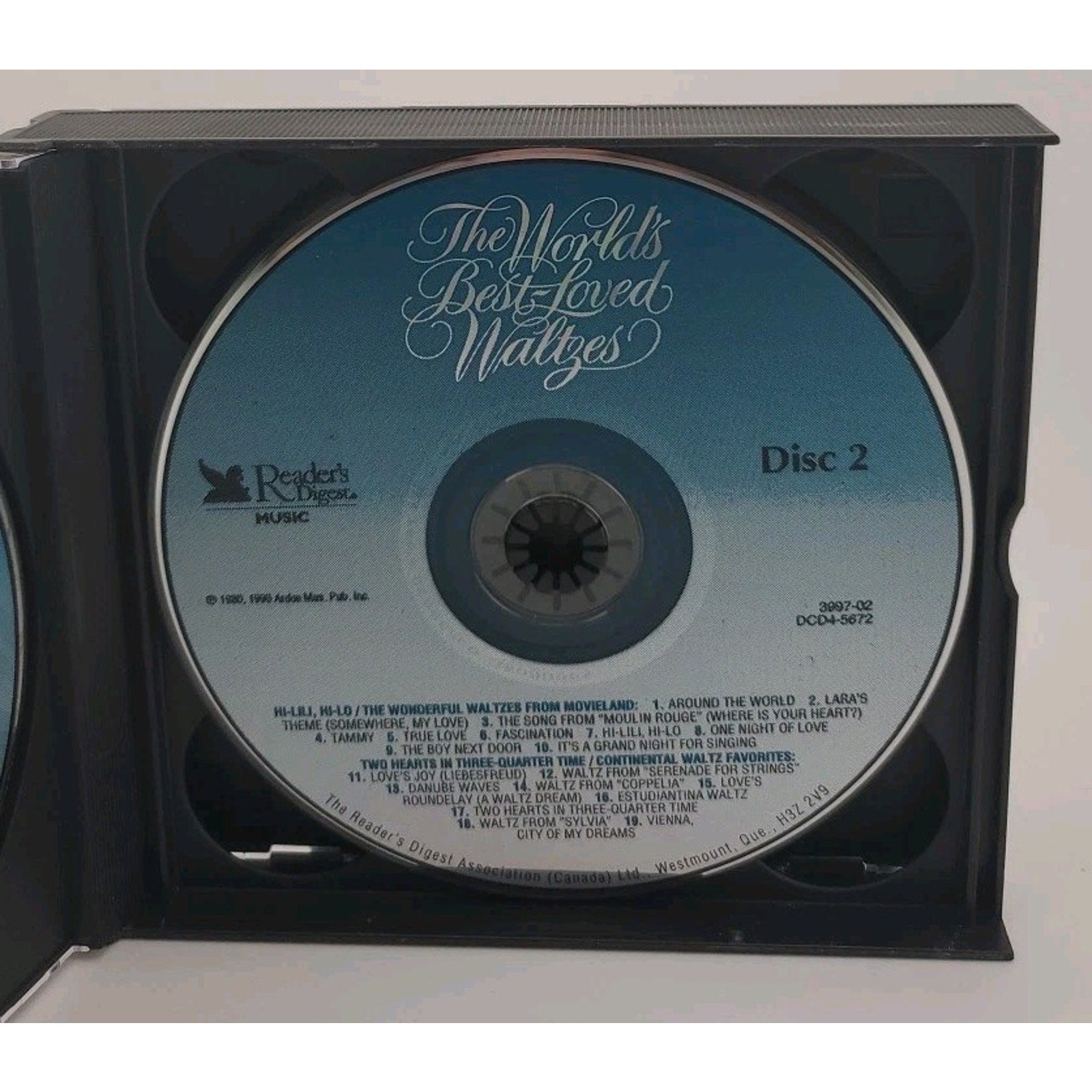 The World’s Best-Loved Waltzes Reader’s Digest (1996) Music CD 4-Disc Set