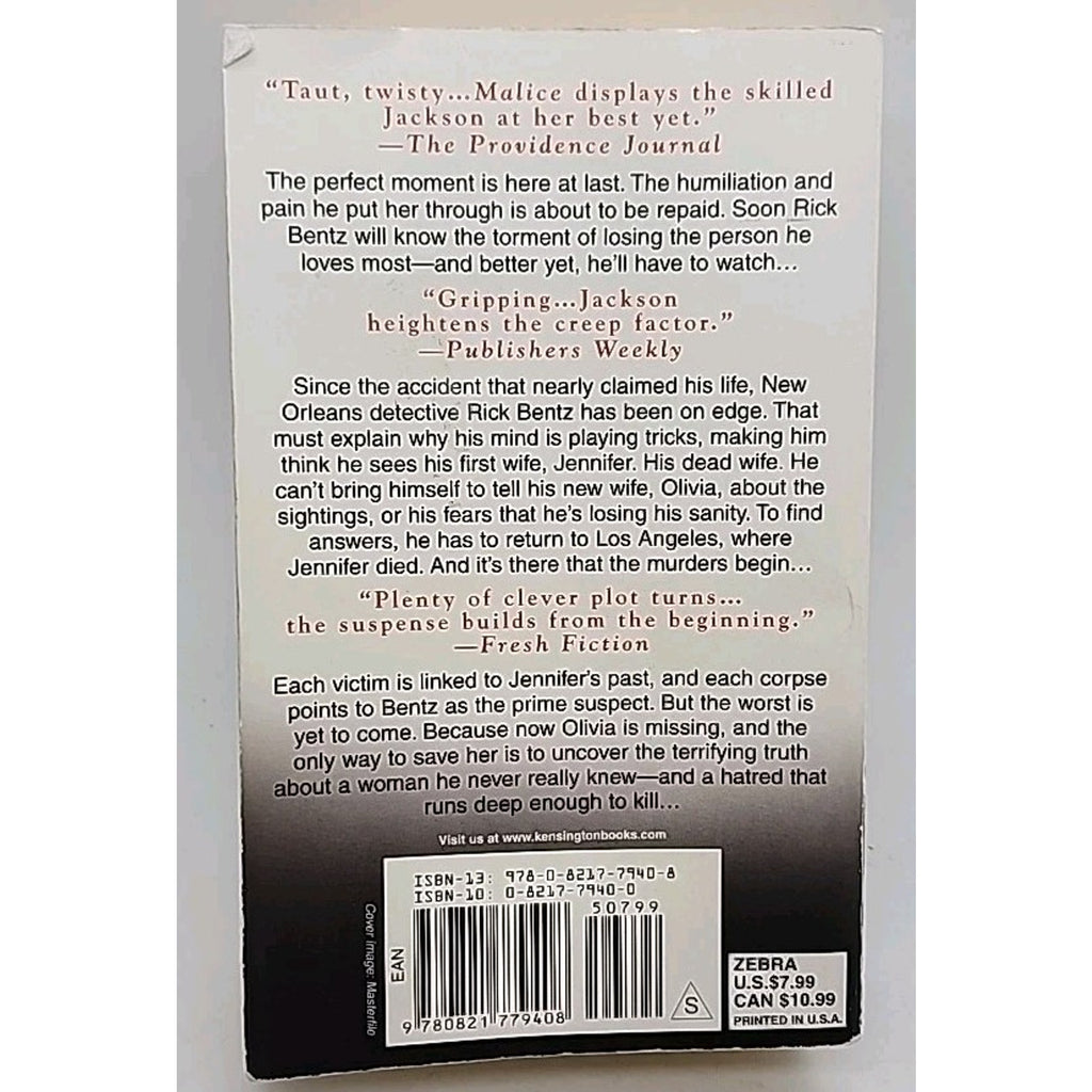 Malice by Lisa Jackson (2010, Uk- a Format Paperback)