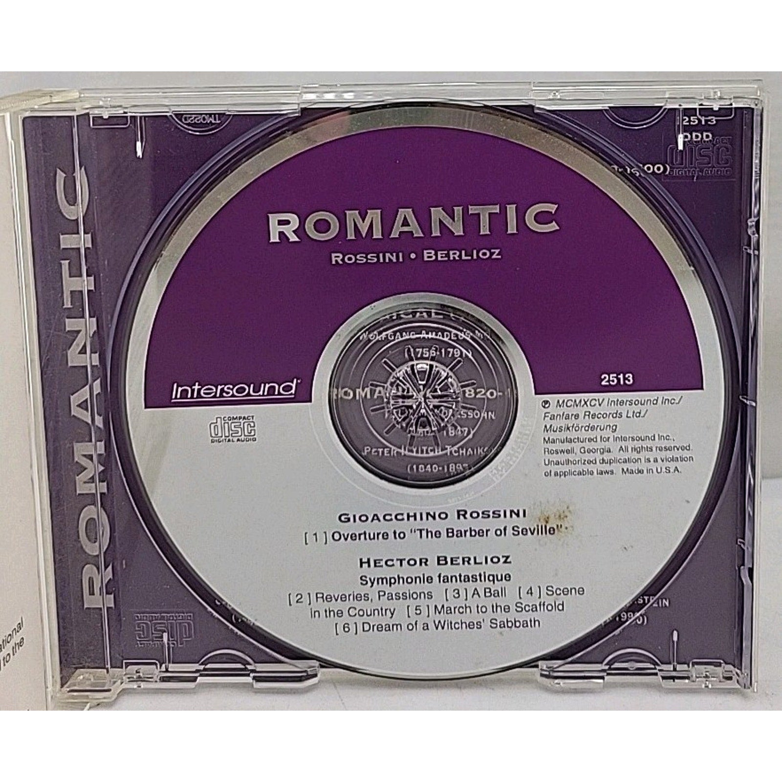Overture to "The Barber of Seville"; Berlioz: Symphonie Fantastique (CD, Sep-199