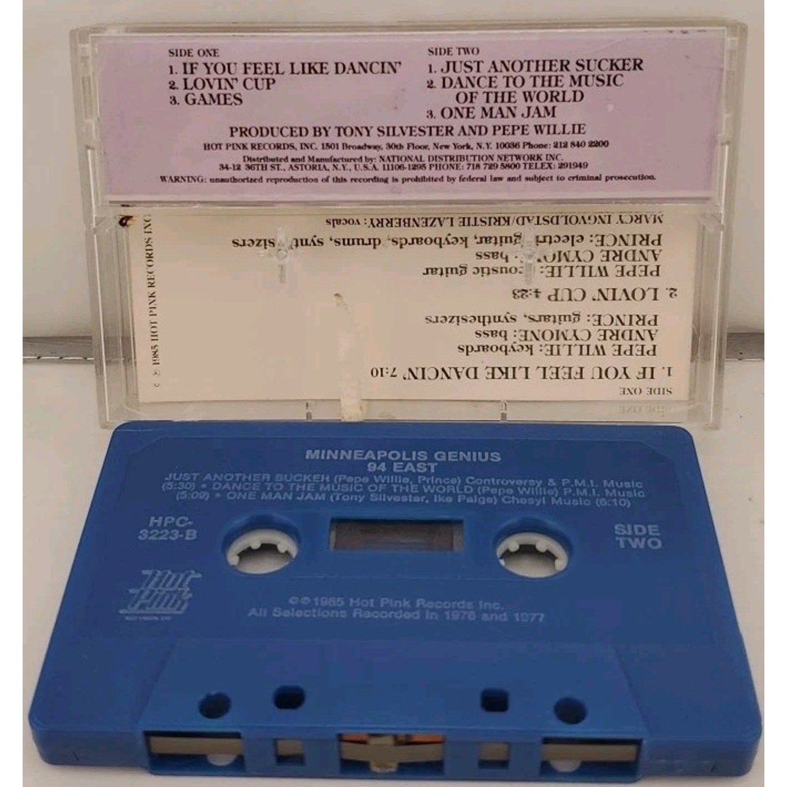 94 East Minneapolis Genius Historic 1977 Prince Pepe Willie (Cassette)