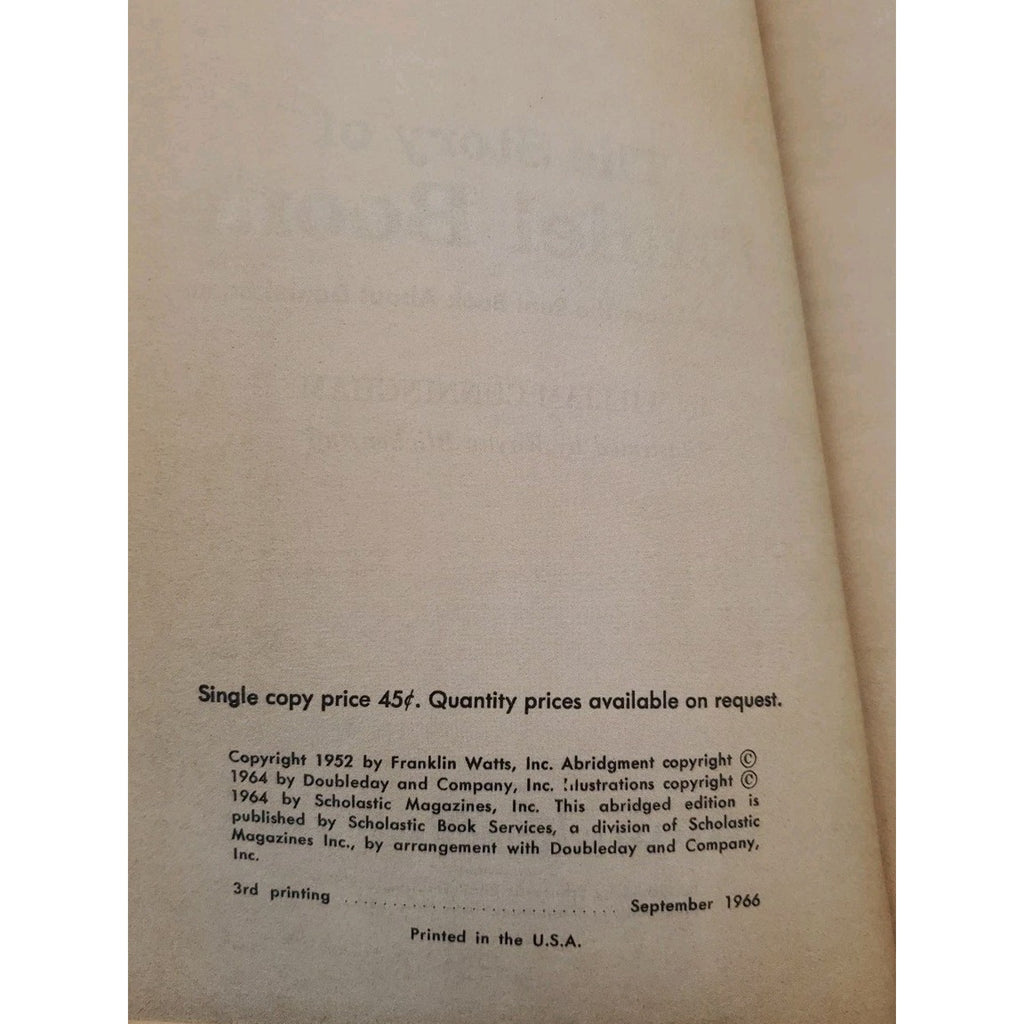 The Story Of Daniel Boone William Cunningham Paperback Book 1966