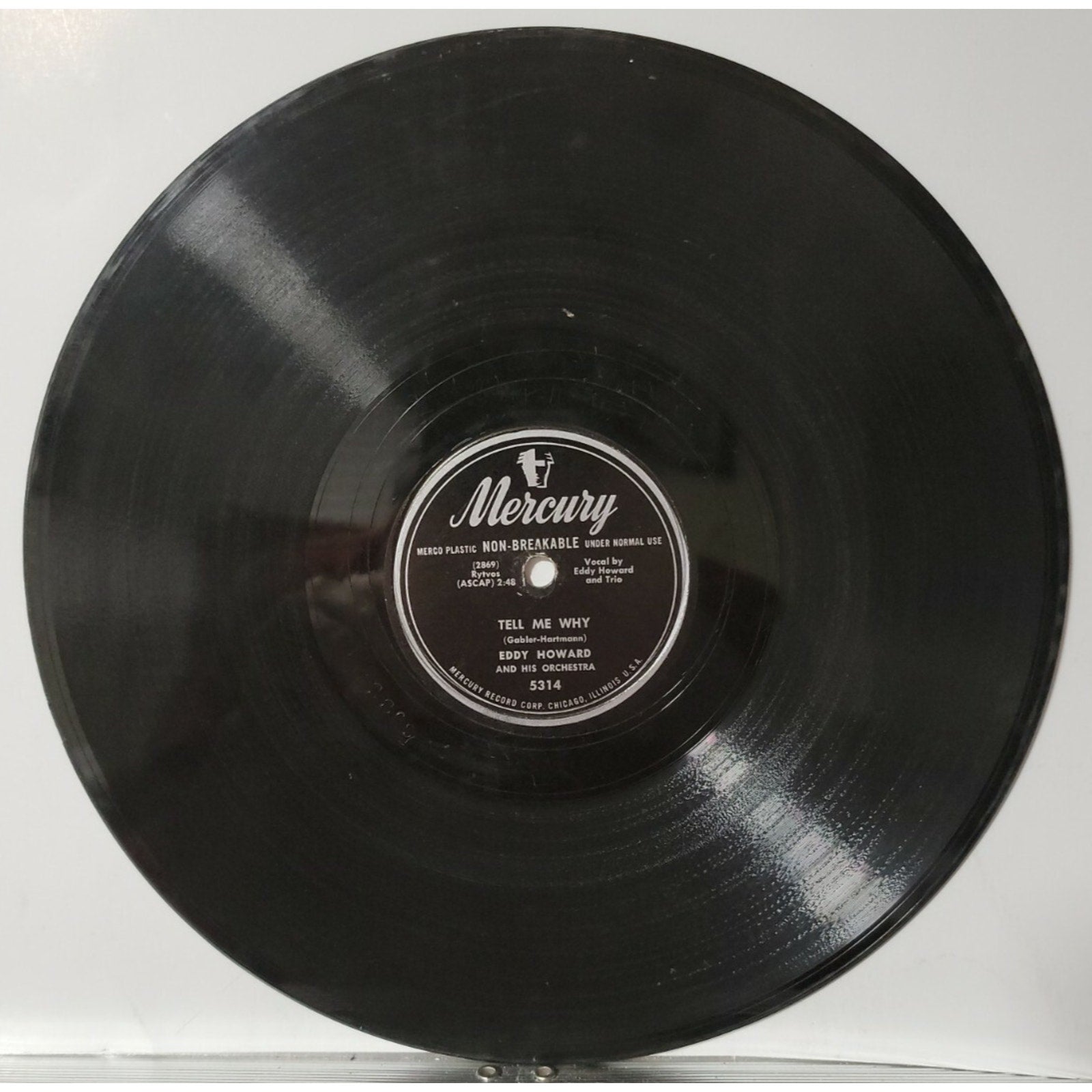 Eddy Howard - Tell Me Why / Maybe It's Because (Vinyl)