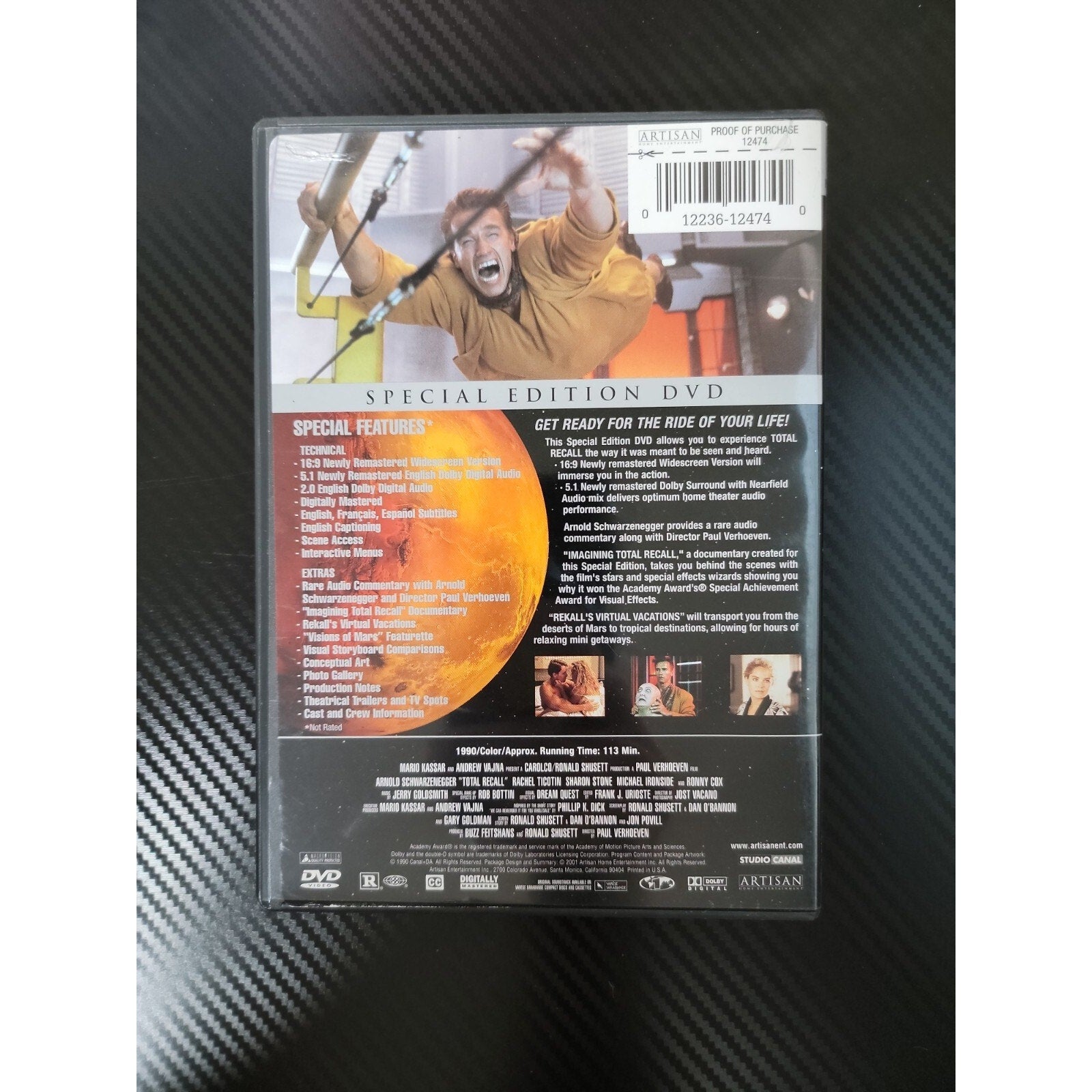 Total Recall (DVD, 2002, Special Edition)