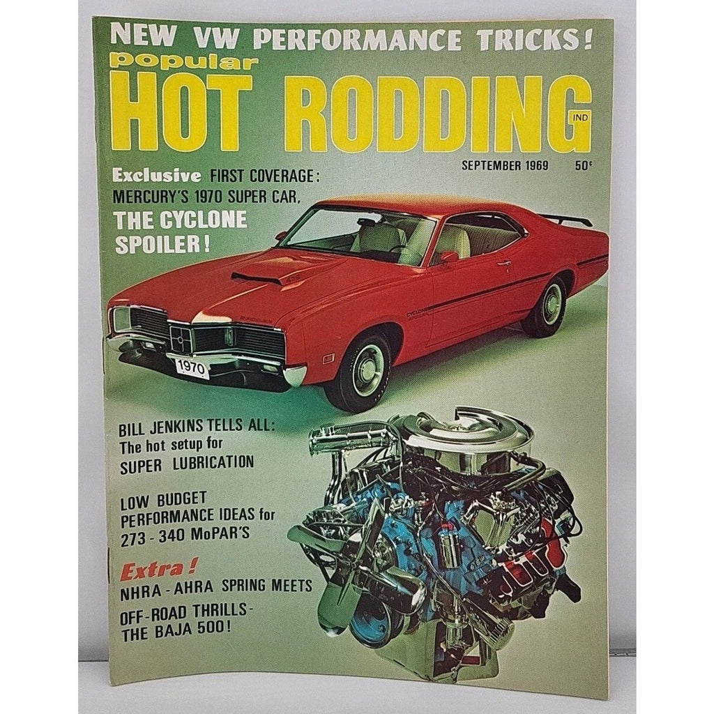 Popular Hot Rodding Magazine September 1969
