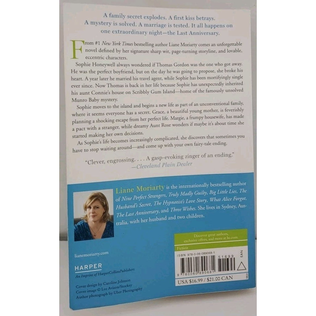 Last Anniversary : A Novel by Liane Moriarty (2020, Trade Paperback)