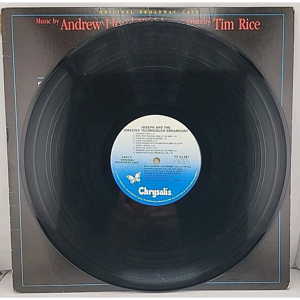 Andrew LloydWebber Joseph And The Amazing Technicolor Dreamcoat Orig Cast FV4138