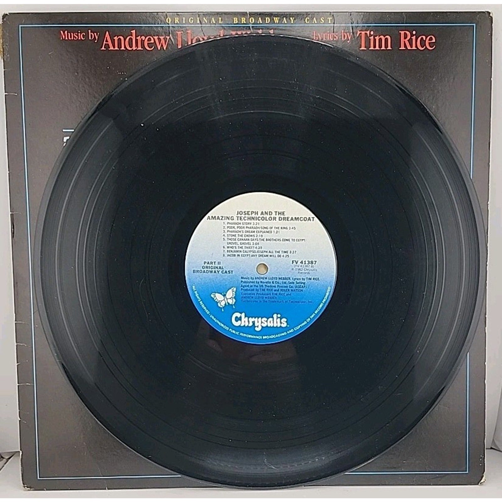 Andrew LloydWebber Joseph And The Amazing Technicolor Dreamcoat Orig Cast FV4138