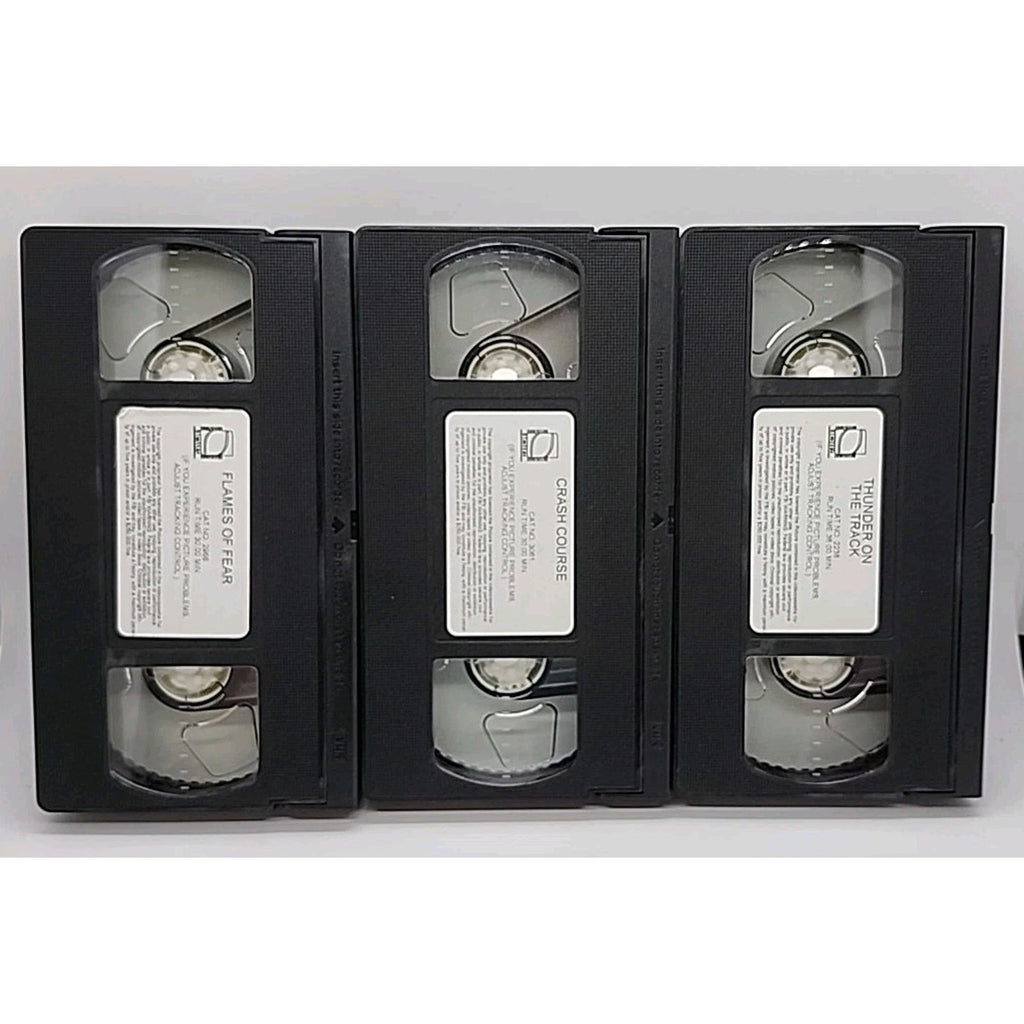 Crashes (VHS, 1994) 3 Video Tape Collection - Simitar Motorsports 3324