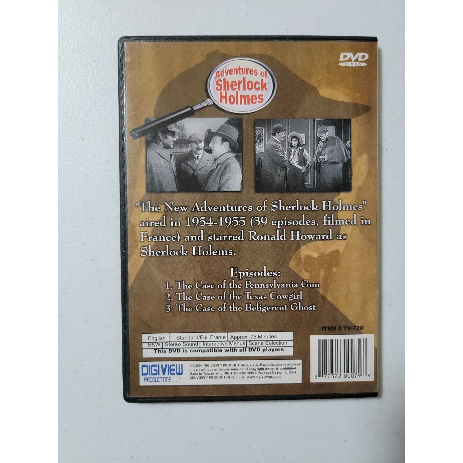 The Adventures of Sherlock Holmes - Vol. 2 (DVD, 2006)