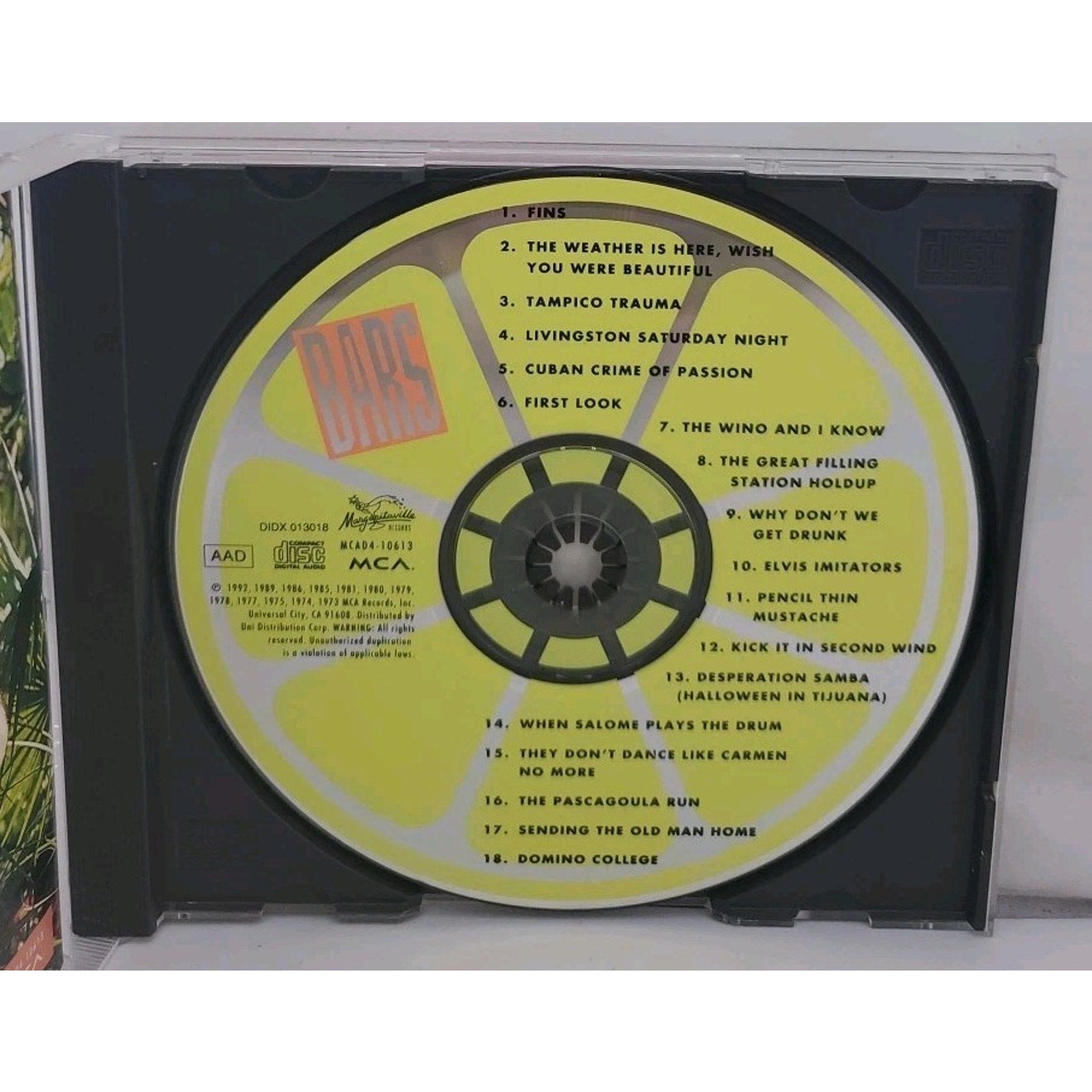 Jimmy Buffett Bars CD