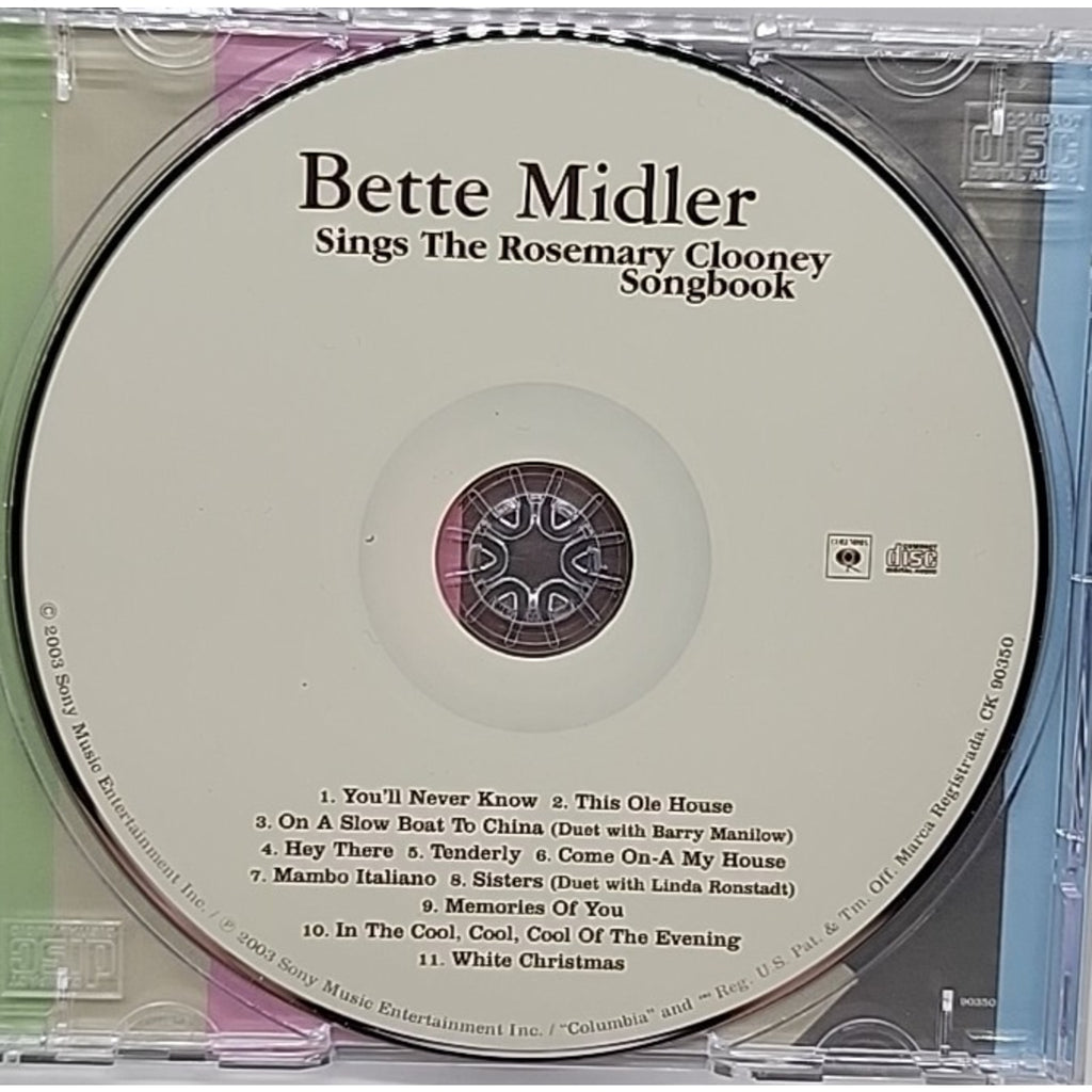 Sings the Rosemary Clooney Songbook by Bette Midler (CD, Sep-2003, Columbia)