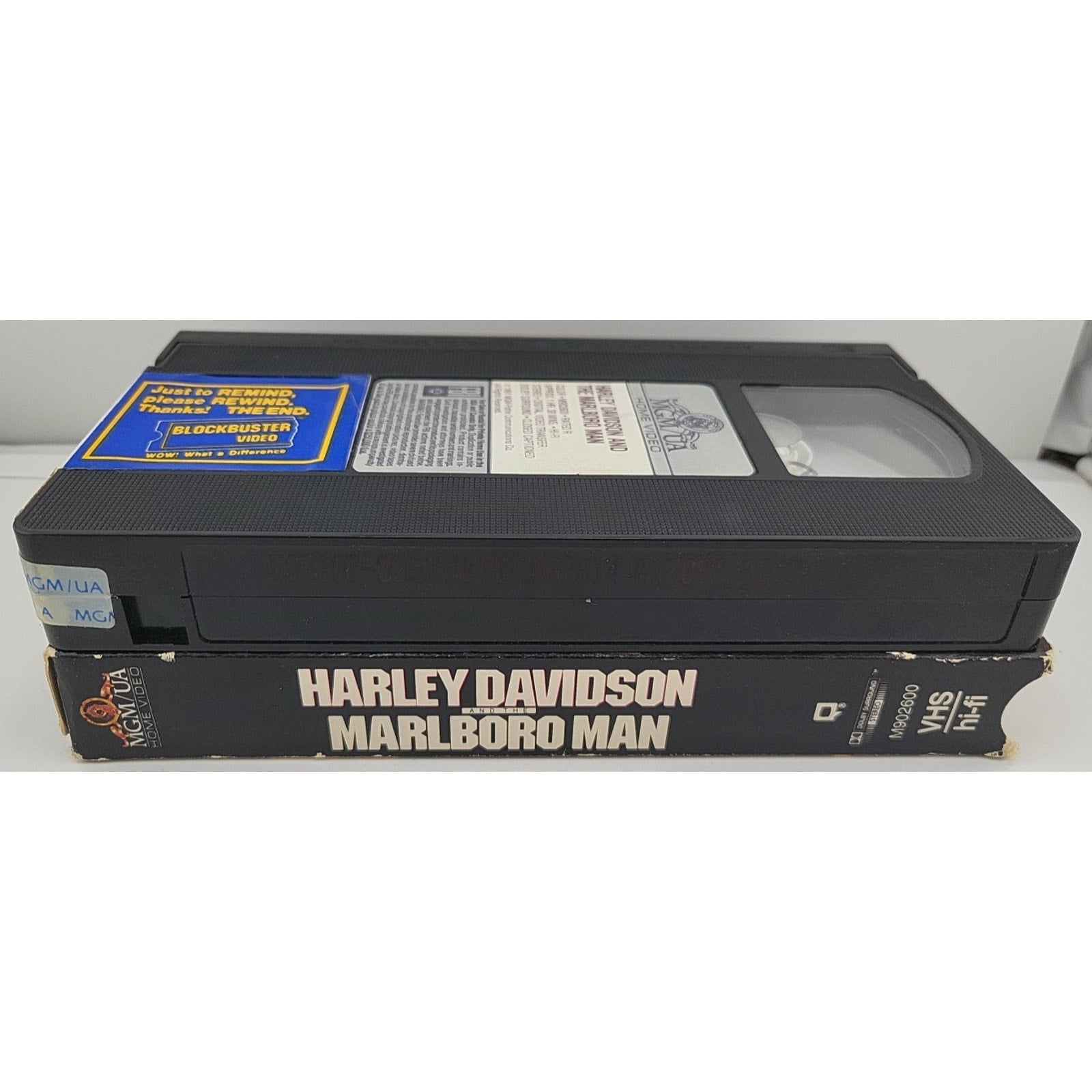 Harley Davidson and the Marlboro Man (VHS 1991) Mickey Rourke, VHS