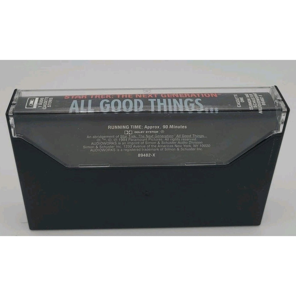 Star Trek The Next Generation All Good Things Audiobook 2 Cassettes