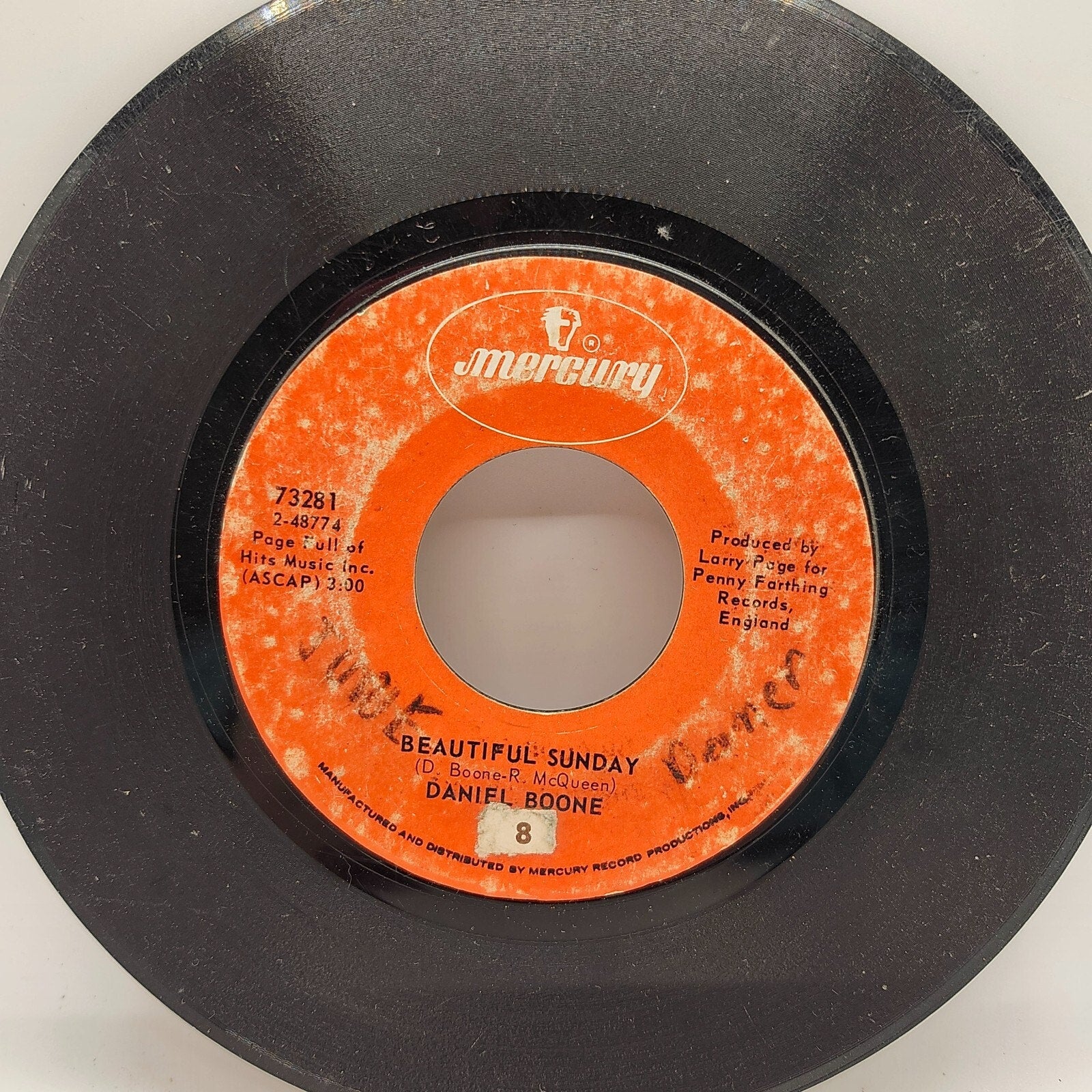 Truly Julie / Beautiful Sunday By Daniel Boone (Record) - 73281