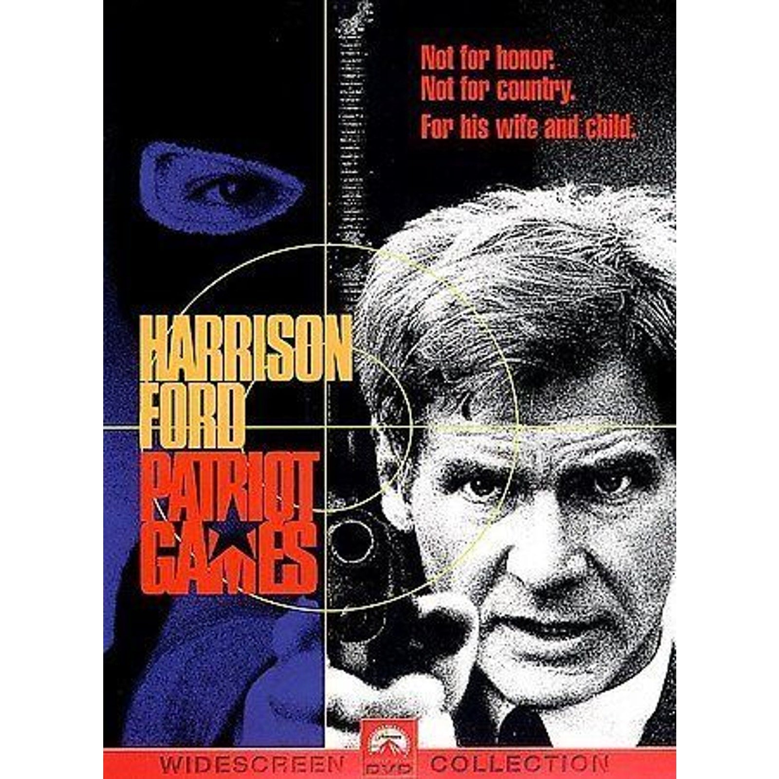 Patriot Games (DVD, 1998, Widescreen - Sensormatic)