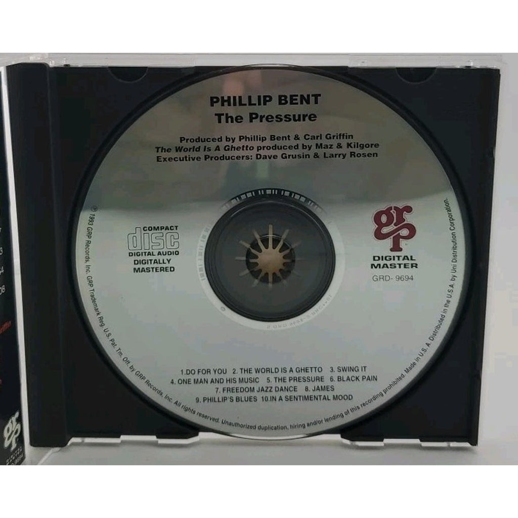 Phillip Bent The Pressure CD