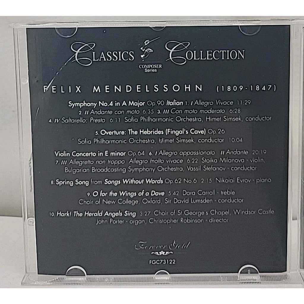 Sym 4/Spring Song/& by F. Mendelssohn (CD, 2001)